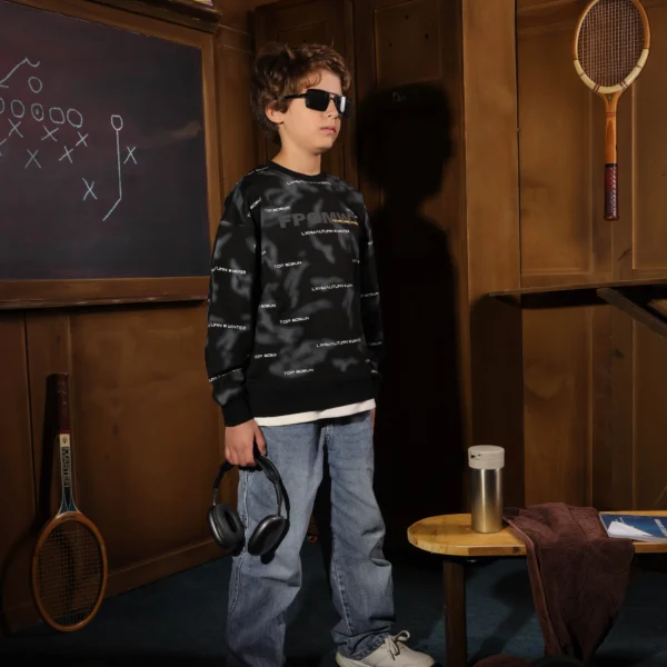 Boys Summer Cotton FPOMWT Crewneck