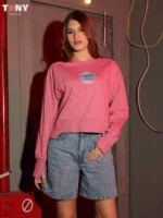 Girls Melton Vintage Graphic Crewneck: 3 Retro Looks 2026 - Image 4