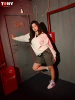 3 Preppy Looks: Girls Summer Cotton V-Neck Pullover 2026 - Image 4