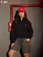 Cozy Colors: Girls Melton Half-Zip Sweatshirt for Winter 2026 - Image 2