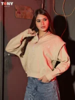 Cozy Colors: Girls Melton Half-Zip Sweatshirt for Winter 2026 - Image 4